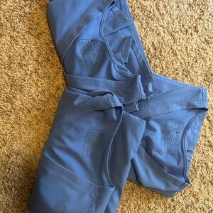 Figs Blue Scrub Set